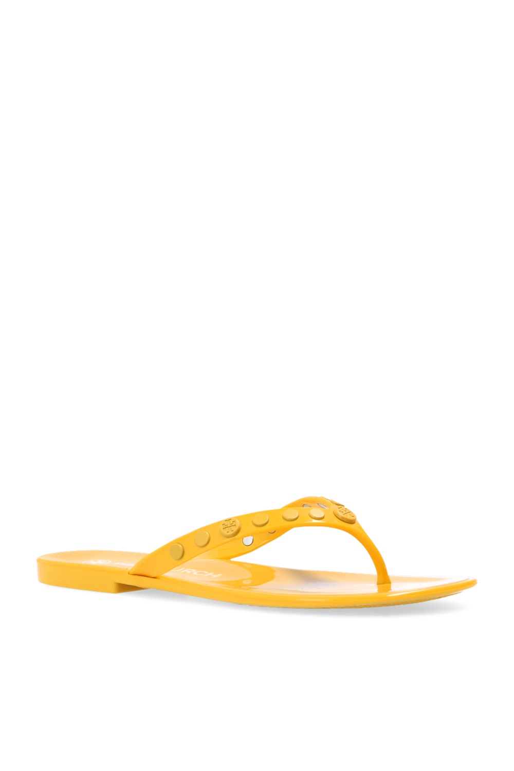 Yellow Flip flops with logo Tory Burch Vitkac Italy